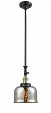 Innovations Lighting 206-BAB-G78 - Bell - 1 Light - 8 inch - Black Antique Brass - Stem Hung - Mini Pendant