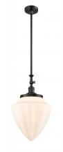 Innovations Lighting 206-BK-G661-12 - Bullet - 1 Light - 12 inch - Matte Black - Stem Hung - Mini Pendant