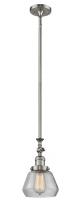 Innovations Lighting 206-SN-G172 - Fulton - 1 Light - 7 inch - Brushed Satin Nickel - Stem Hung - Mini Pendant