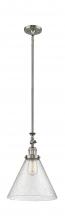 Innovations Lighting 206-SN-G44-L - Cone - 1 Light - 12 inch - Brushed Satin Nickel - Stem Hung - Mini Pendant