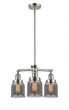 Innovations Lighting 207-PN-G53 - Bell - 3 Light - 19 inch - Polished Nickel - Stem Hung - Chandelier