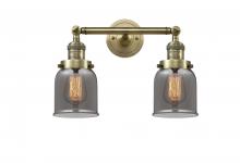 Innovations Lighting 208-AB-G53-LED - Bell - 2 Light - 16 inch - Antique Brass - Bath Vanity Light
