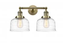 Innovations Lighting 208-AB-G713-LED - Bell - 2 Light - 19 inch - Antique Brass - Bath Vanity Light