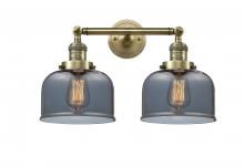 Innovations Lighting 208-AB-G73-LED - Bell - 2 Light - 19 inch - Antique Brass - Bath Vanity Light