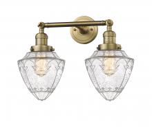 Innovations Lighting 208-BB-G664-7 - Bullet - 2 Light - 18 inch - Brushed Brass - Bath Vanity Light