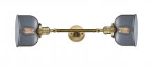 Innovations Lighting 208L-BB-G73 - Bell - 2 Light - 8 inch - Brushed Brass - Bath Vanity Light