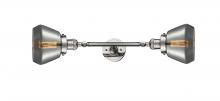 Innovations Lighting 208L-PN-G173 - Fulton - 2 Light - 7 inch - Polished Nickel - Bath Vanity Light