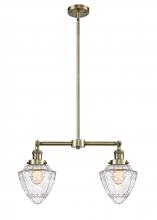 Innovations Lighting 209-AB-G664-7 - Bullet - 2 Light - 24 inch - Antique Brass - Stem Hung - Island Light