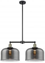 Innovations Lighting 209-BAB-G73-L - Bell - 2 Light - 21 inch - Black Antique Brass - Stem Hung - Island Light