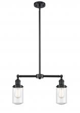 Innovations Lighting 209-OB-G314 - Dover - 2 Light - 21 inch - Oil Rubbed Bronze - Stem Hung - Island Light