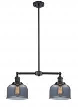 Innovations Lighting 209-OB-G73 - Bell - 2 Light - 21 inch - Oil Rubbed Bronze - Stem Hung - Island Light