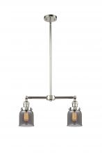 Innovations Lighting 209-PN-G53 - Bell - 2 Light - 21 inch - Polished Nickel - Stem Hung - Island Light