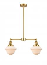 Innovations Lighting 209-SG-G531 - Oxford - 2 Light - 24 inch - Satin Gold - Stem Hung - Island Light