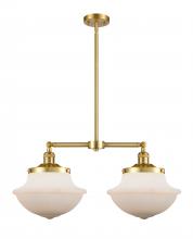 Innovations Lighting 209-SG-G541 - Oxford - 2 Light - 25 inch - Satin Gold - Stem Hung - Island Light