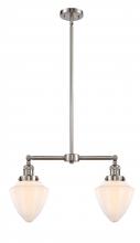 Innovations Lighting 209-SN-G661-7 - Bullet - 2 Light - 24 inch - Brushed Satin Nickel - Stem Hung - Island Light