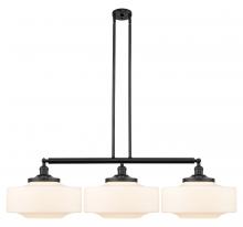 Innovations Lighting 213-BK-G691-16 - Bridgeton - 3 Light - 50 inch - Matte Black - Stem Hung - Island Light