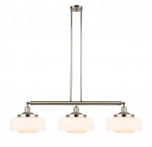 Innovations Lighting 213-PN-G691-12 - Bridgeton - 3 Light - 44 inch - Polished Nickel - Stem Hung - Island Light