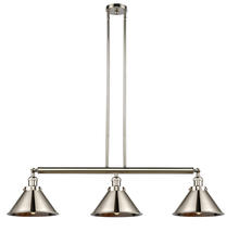 Innovations Lighting 213-PN-M10-PN - Briarcliff - 3 Light - 43 inch - Polished Nickel - Stem Hung - Island Light