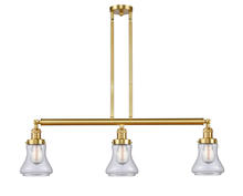 Innovations Lighting 213-SG-G192 - Bellmont - 3 Light - 39 inch - Satin Gold - Stem Hung - Island Light