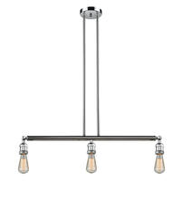 Innovations Lighting 213-PC - Bare Bulb - 3 Light - 38 inch - Polished Chrome - Stem Hung - Island Light