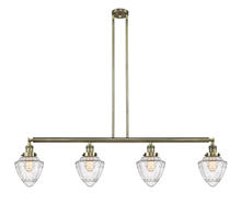 Innovations Lighting 214-AB-G664-7 - Bullet - 4 Light - 50 inch - Antique Brass - Stem Hung - Island Light