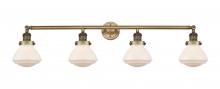 Innovations Lighting 215-BB-G321 - Olean - 4 Light - 43 inch - Brushed Brass - Bath Vanity Light