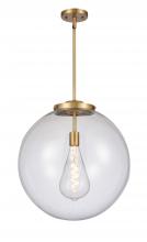 Innovations Lighting 221-1S-BB-G202-18 - Beacon - 1 Light - 18 inch - Brushed Brass - Cord hung - Pendant