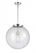 Innovations Lighting 221-1S-PC-G204-16 - Beacon - 1 Light - 16 inch - Polished Chrome - Cord hung - Pendant