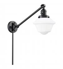 Innovations Lighting 237-BK-G531 - Oxford - 1 Light - 8 inch - Matte Black - Swing Arm