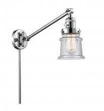 Innovations Lighting 237-PC-G184S - Canton - 1 Light - 8 inch - Polished Chrome - Swing Arm