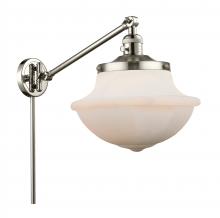 Innovations Lighting 237-PN-G541 - Oxford - 1 Light - 12 inch - Polished Nickel - Swing Arm