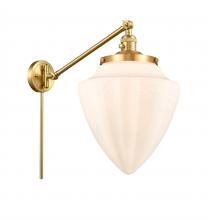 Innovations Lighting 237-SG-G661-12 - Bullet - 1 Light - 12 inch - Satin Gold - Swing Arm