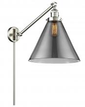 Innovations Lighting 237-SN-G43-L - Cone - 1 Light - 12 inch - Brushed Satin Nickel - Swing Arm