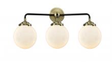 Innovations Lighting 284-3W-BAB-G201-6-LED - Beacon - 3 Light - 24 inch - Black Antique Brass - Bath Vanity Light