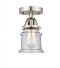 Innovations Lighting 288-1C-SN-G184S - Canton - 1 Light - 5 inch - Brushed Satin Nickel - Semi-Flush Mount