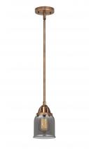 Innovations Lighting 288-1S-AC-G53-LED - Bell - 1 Light - 5 inch - Antique Copper - Cord hung - Mini Pendant