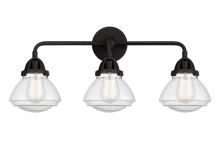 Innovations Lighting 288-3W-BK-G324 - Olean - 3 Light - 25 inch - Matte Black - Bath Vanity Light