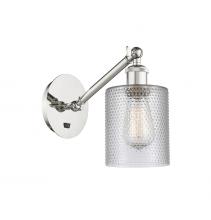 Innovations Lighting 317-1W-PN-G112 - Cobbleskill - 1 Light - 5 inch - Polished Nickel - Adjustable Sconce