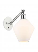 Innovations Lighting 317-1W-WPC-G651-8 - Cindyrella - 1 Light - 8 inch - White Polished Chrome - Adjustable Sconce