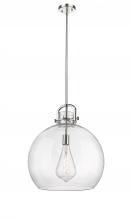 Innovations Lighting 410-1SL-PN-G410-18CL - Newton Sphere - 1 Light - 18 inch - Polished Nickel - Pendant