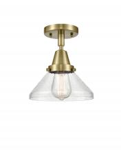 Innovations Lighting 447-1C-AB-G4474 - Caden - 1 Light - 8 inch - Antique Brass - Flush Mount