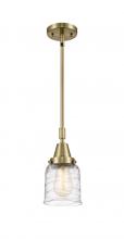 Innovations Lighting 447-1S-AB-G513-LED - Bell - 1 Light - 5 inch - Antique Brass - Mini Pendant