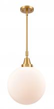 Innovations Lighting 447-1S-SG-G201-12-LED - Beacon - 1 Light - 12 inch - Satin Gold - Mini Pendant