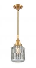 Innovations Lighting 447-1S-SG-G262-LED - Stanton - 1 Light - 6 inch - Satin Gold - Mini Pendant