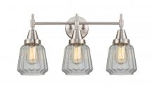  447-3W-SN-G142 - Chatham - 3 Light - 24 inch - Satin Nickel - Bath Vanity Light