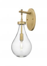 Innovations Lighting 451-1W-BB-G451-7CL - Owego - 1 Light - 5 inch - Brushed Brass - Sconce