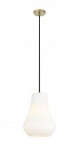 Innovations Lighting 491-1P-BB-G571-12 - Fairfield - 1 Light - 12 inch - Brushed Brass - Cord hung - Mini Pendant