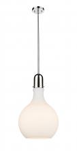 Innovations Lighting 492-1S-PN-G581-14 - Amherst - 1 Light - 14 inch - Polished Nickel - Stem hung - Pendant