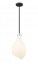 Innovations Lighting 493-1S-BK-G551-9 - Norwalk - 1 Light - 9 inch - Matte Black - Stem hung - Mini Pendant