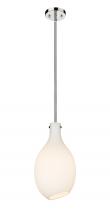 Innovations Lighting 493-1S-PN-G551-9 - Norwalk - 1 Light - 9 inch - Polished Nickel - Stem hung - Mini Pendant